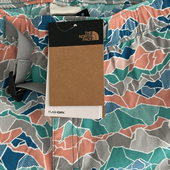 The North Face Multicolor Abstract Pattern Shorts - Picture 2 of 4